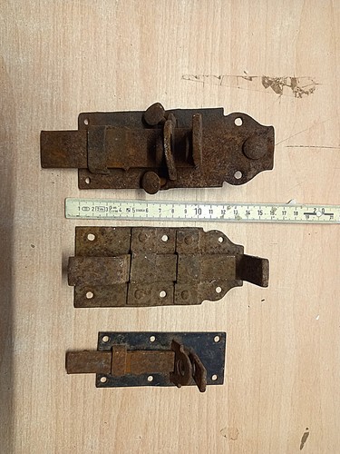 Schubriegel antik schmiede - schubriegel,