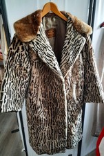 Vintage Pelzmantel Ozelot um
