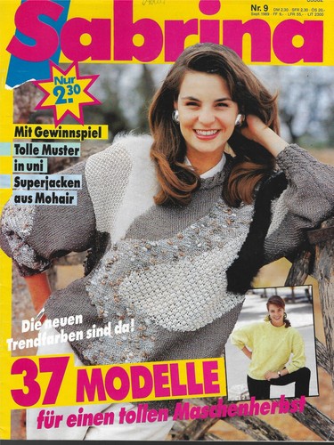 Strickheft sabrina 1989 - strickheft,