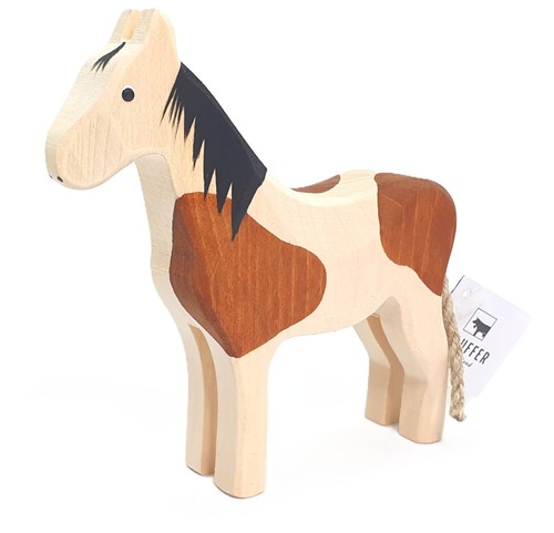 Trauffer pinto pferd holzfigur - trauffer,