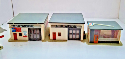 Esso tankstelle 3 gebäude - ,