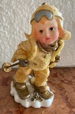 Skifahrer Puppe Mädchen fein
