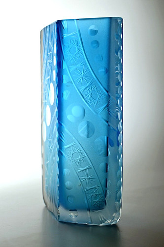 Czech glas vase - czech,