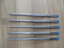 2 Stück Anatomische Pinzetten Chalybs, 31 cm. lang, Edelstahl,  mit Innenzahnung