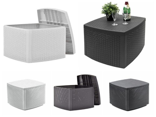 Couchtisch rattan ottomane - rattan,