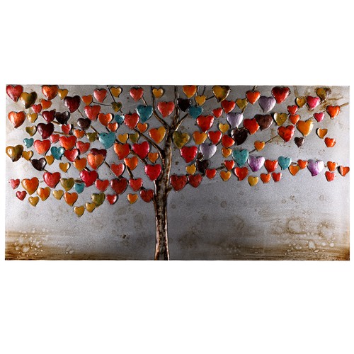 Wandbild metallbild relief - wandbild,