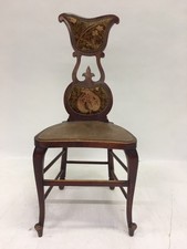 Jugendstil Stuhl England Deutschland Joseph Trier Darmstadt 1895 Fleur-de-Lis