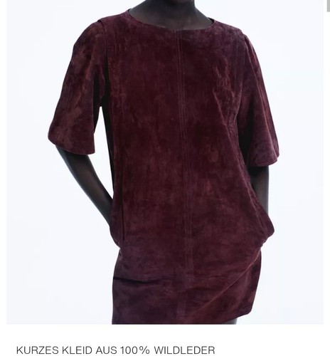 Zara studio kleid lederkleid - zara,