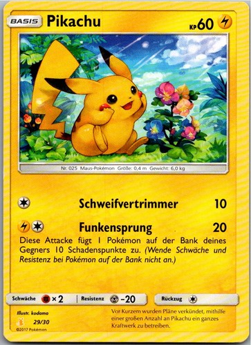 Pokémon pikachu raichu - pokémon, 29/30