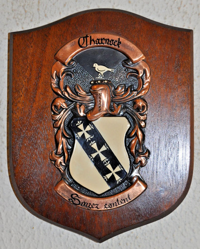 Charnock familie plakette - charnock,