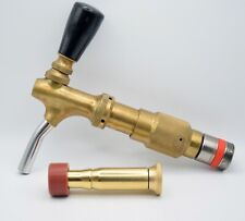 Überholter Messing Zapfhahn mit Kolbenschankhahn + Entlüfter Anstich Bierfass