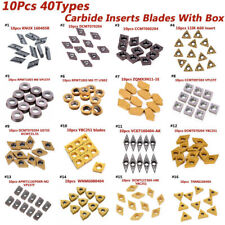 10Pcs Wendeschneidplatten für ALU Stahl oder Edelstahlbearbeitung DCMT/CCMT/RPMT