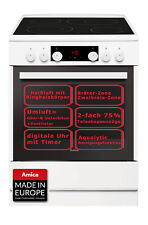 Standherd  Amica SHC 914 100W  Timer Heißluft Schott Ceran  SteamClean. B-WARE!