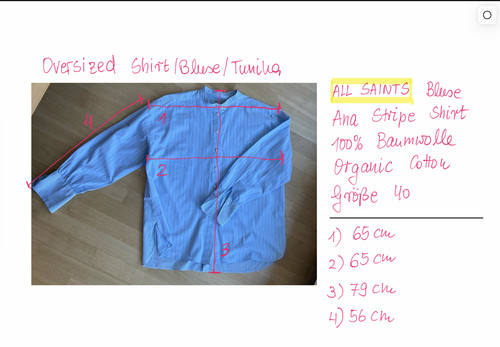 All saints ana stripe shirt - stripe,