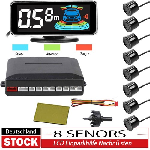 Lcd einparkhilfe schwarz - lcd,