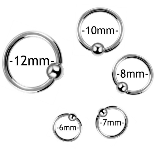 Bcr piercing edelstahl - bcr,