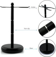 Schwarzer Rasierständer