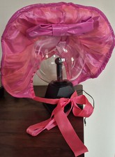 Mütze mit Rüschen und Schlaufe, Adultbaby Zofenhaube, Maid,Dienstmädchen,Unisex