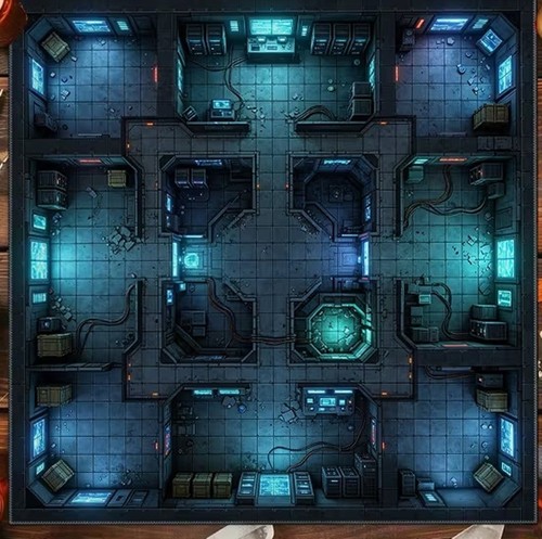 Spielmatte core sci fi - -, ai