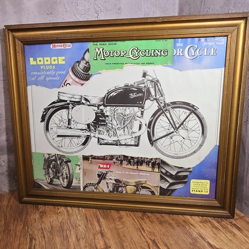 Velocette motorrad kunstwerk - velocette,