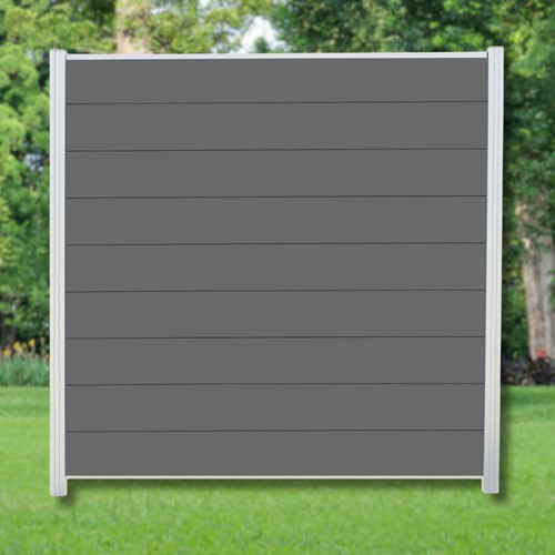 Wpc zaun komplettset - wpc,