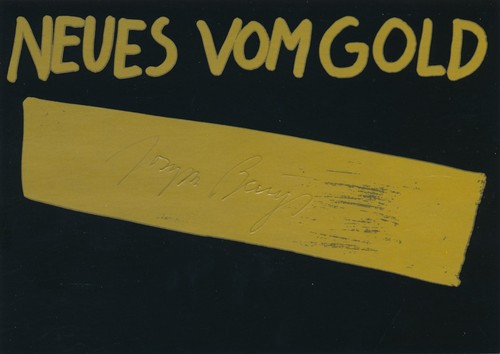 Joseph beuys handsigniert - ak,
