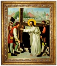 ÖLBILD Passion Kreuzweg Jesus