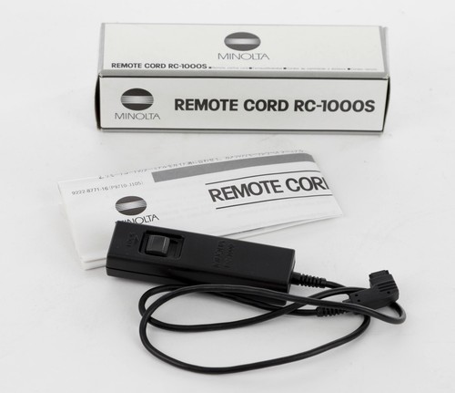 Minolta 1000s remote cord - minolta,