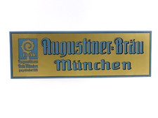 Augustiner Bräu München Brauerei Reklame Schild Pappschild