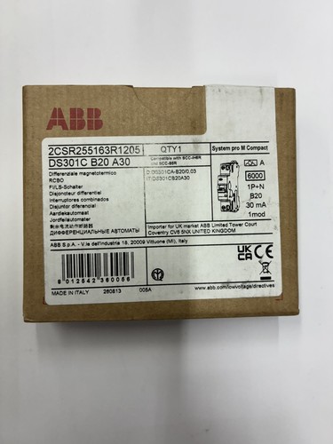 Abb schutzschalter b20 - abb,