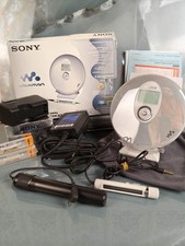 Seltener Sony Walkman Portable Mp3 CD Player D-NE800 Silber + Zubehör