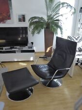 Brühl Sessel, Gerard, zeitlos, relaxed, Leder schwarz