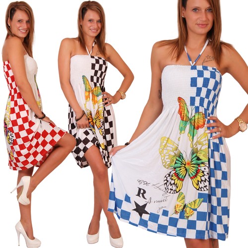Kleid strand sommer bandeau - sommer,