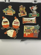 Ü Ei WERBUNG 8x Ü-Ei Kinder Pins Original GUT !!! Super Selten Rariatät  Ü Eier