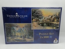 Schmidt Puzzle Thomas Kinkade Inspired Home 2x 1000 Teile Puzzle Set