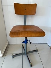 Werkstatt-Stuhl Architekten-Stuhl Bürostuhl Mid-Century 50er 60er Schreibtisch