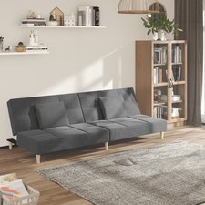2-Sitzer Schlafsofa mit Kissen