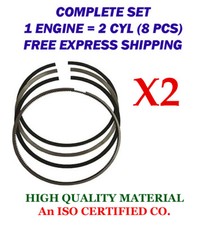 2cyl Piston Rings Set 100mm