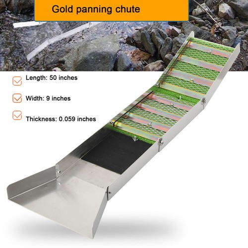 Faltbar goldwaschrinne aus - goldwaschrinne,