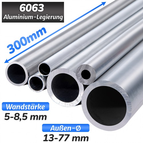 Alurohr länge 300mm aluminium - 300mm,