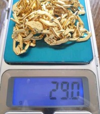 ! 29g ! 750 Gold Kette vergoldet 7mm  Panzerkette 750 Gold 18K Damen Herren 