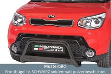 Frontbügel Edelstahl SCHWARZ