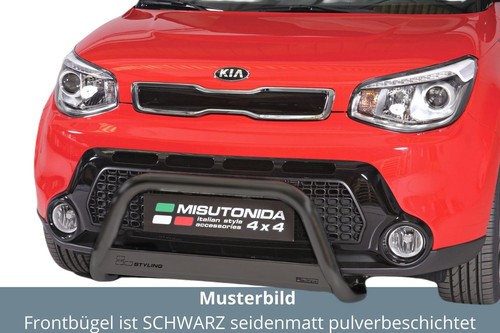 Frontbügel edelstahl schwarz - frontbügel,
