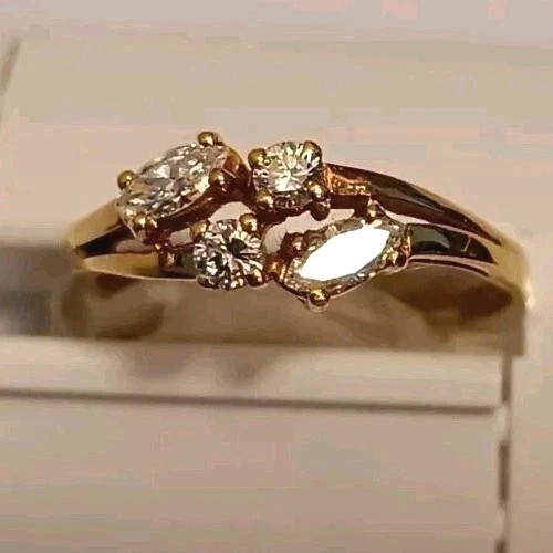 Diamant ring 750er gold - ring,