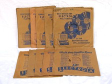 20 ORIG. SCHALLPLATTENHÜLLEN -COVER- 30 CM, ELECTROLA     2 Designs   12" C344