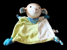Sterntaler Schmusetuch Schaf Lamm grün braun Rasselkopf Kuscheltuch Comforter
