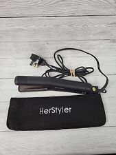 HerStyler ONYX Winkel Haarglätter. 35W. Mit Etui. PWB