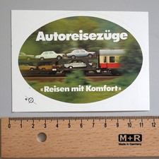 Alter Aufkleber DB Bundesbahn Autoreisezüge