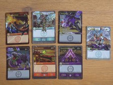 7 x Bakugan Sammelkarten