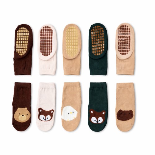 5er set rutschfeste socken - 5er,